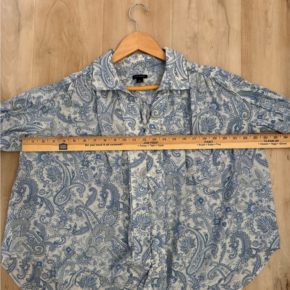 Ann Taylor| flowy Blouse| size M | boho, workwear - Picture 5 of 7